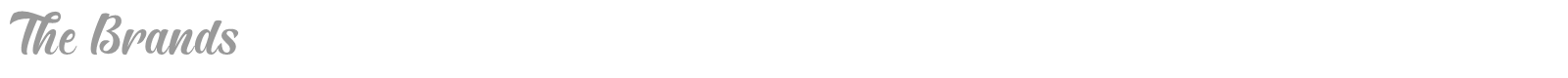 The Brands font preview
